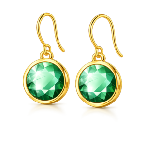 Green Stone earrings