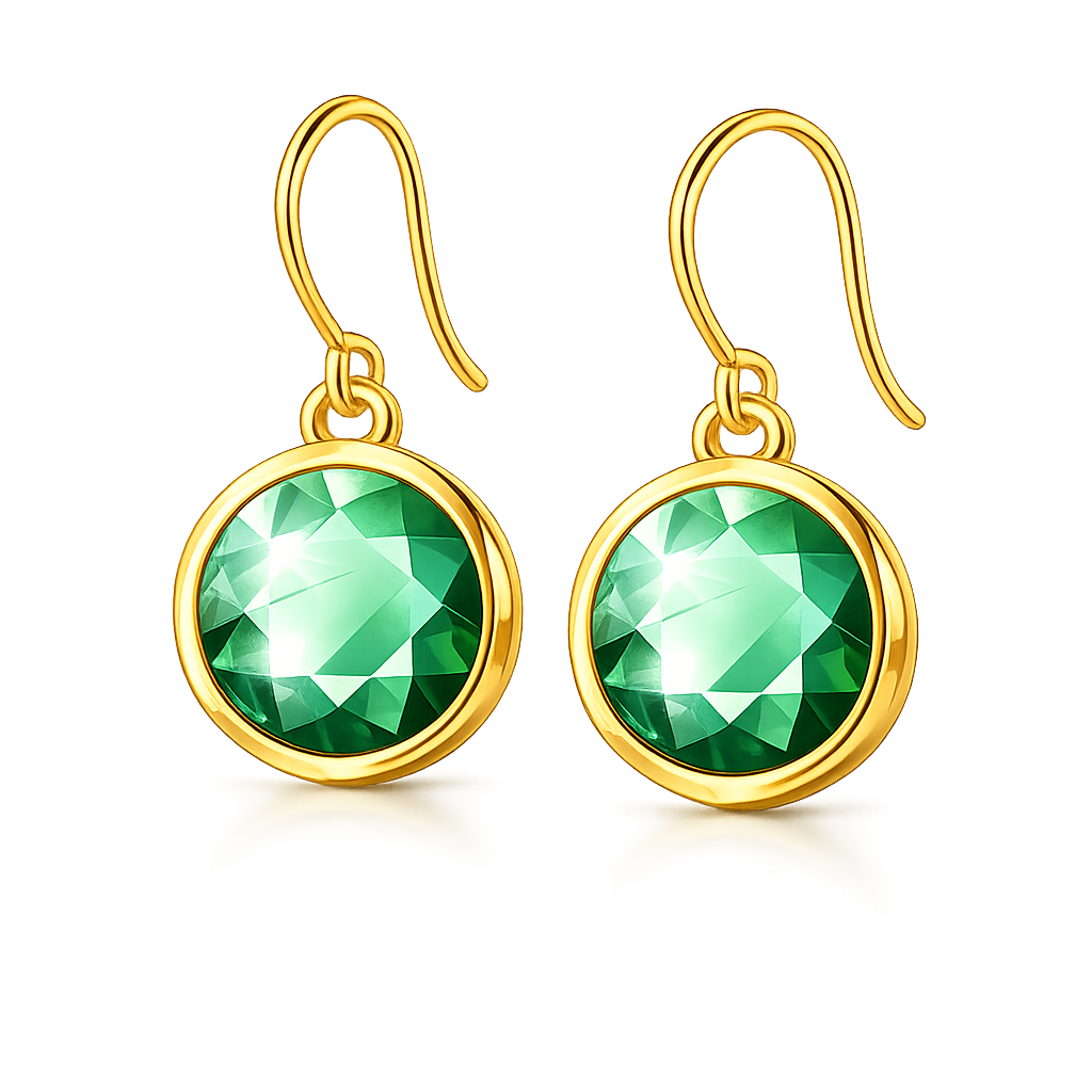Green Stone earrings